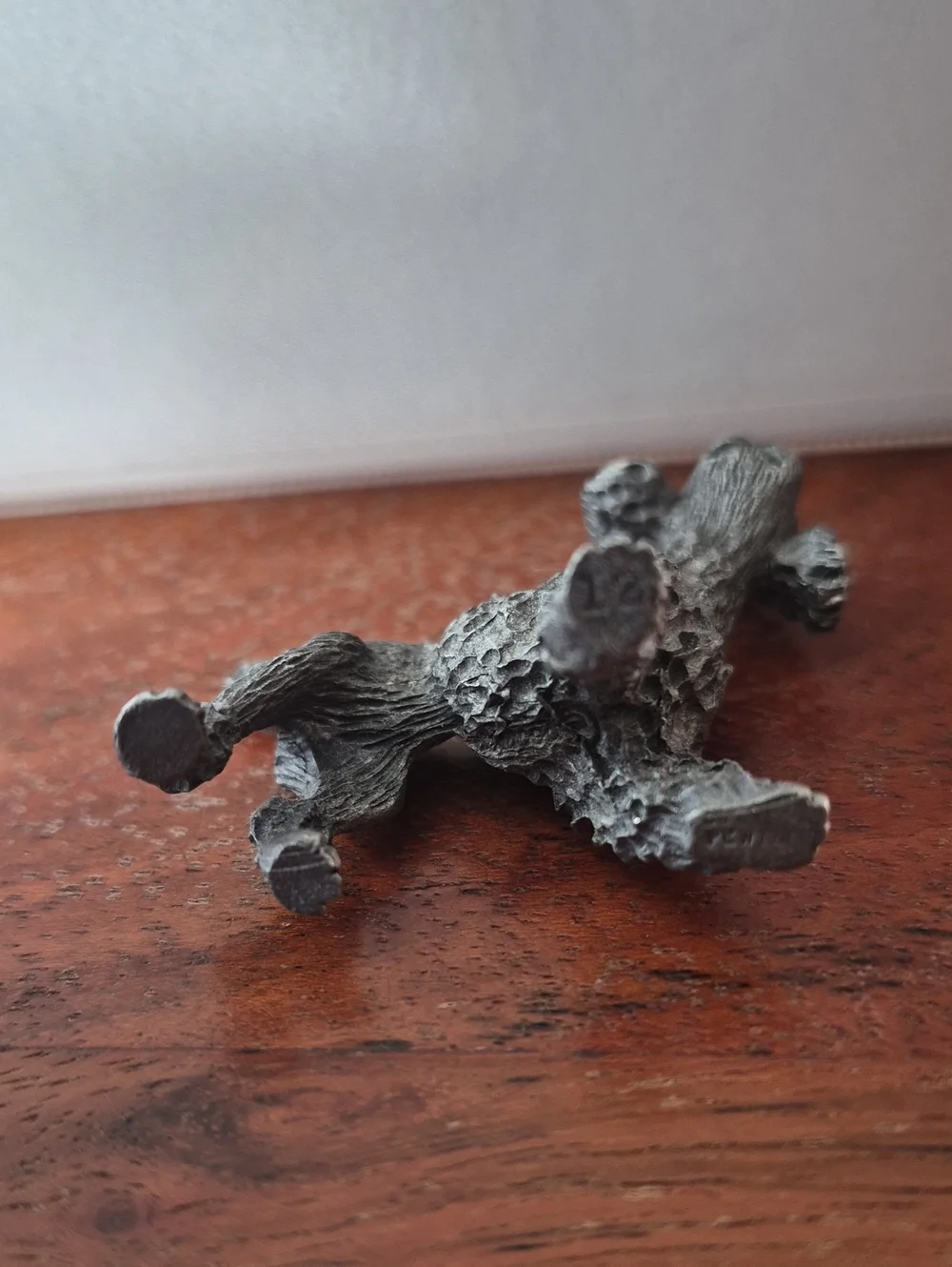 Miniature Pewter Poodle Figurine - Picture 7 of 7